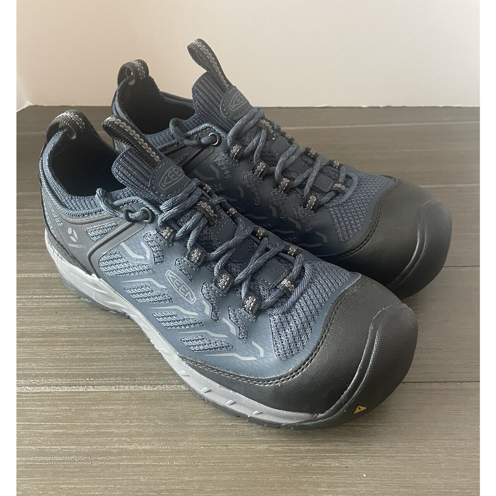 Keen Boots Women Size 7 1/2 Utility Flint II Carbon Fiber Toe Low Tops Shoes